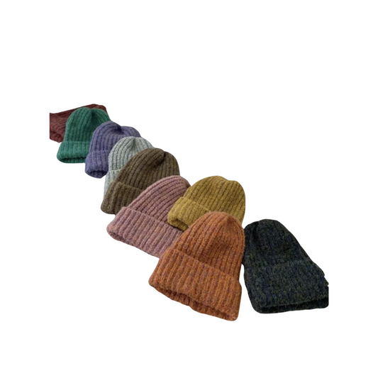 Oversized Wool Knitted Beanie